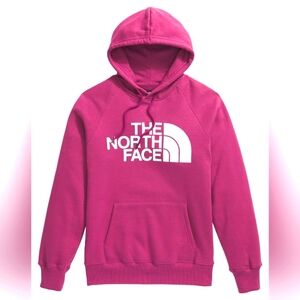 The North Face "Cyber Pink" Half Dome Pullover Long-Sleeve Hoodie for Women NWT